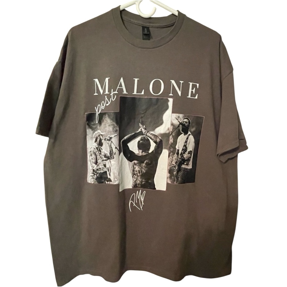 Post Malone Concert Gildan T-Shirt Dark Gray XXL NWOT